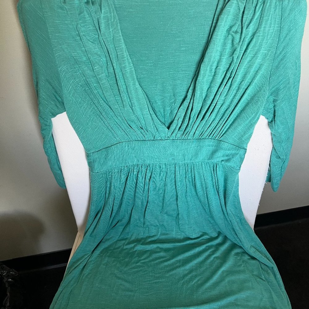 [Frenzii by Jully Kang] Teal stretch tunic dress XS